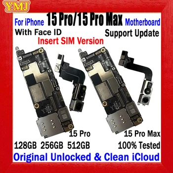 Pentru iPhone 15 PRO MAX Cu Fața ID Placa de baza Original Debloca Placa de baza Icloud Curat Logica Bord 100% Testat de Sprijin Actualizare