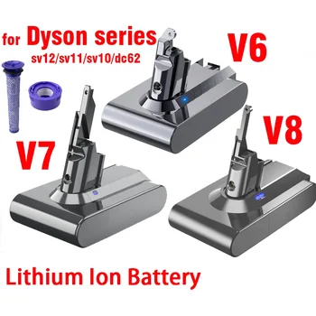 Nou pentru Dyson V6 V7 V8 V10 Baterii Litiu-Ion Reîncărcabilă, Absolut Aspirator SV10 SV11 SV12 SV03 DC62 Baterie Li-ion