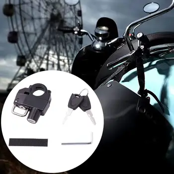 Casca motocicleta de Blocare Durabil rezistent la apa Portabil Multi-funcția de Securitate Electric De Blocare Electric Anti-furt Casca de Siguranță V4P0