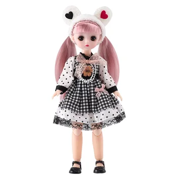 Moda 30cm 1/6 Anime Bjd Papusa Printesa Haine Accesorii Costum Loli Fusta Copii Fete Dress Up Doll DIY Jucărie Cadou Renăscut Kawaii
