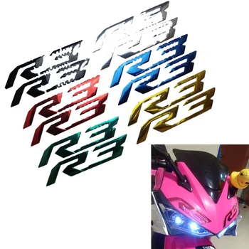 Pentru Yamaha YZF-R3 YZFR3 YZF R3 Motociclete 3D Emblema, Insigna Decal Rezervor R3 Autocolant Moale Decal Reflectorizante