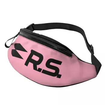 Negru rece RS Club Motorsport Racing borseta Femei Bărbați Crossbody Sac de Talie pentru a Călători Telefon Punga cu Bani
