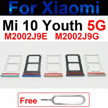 Sim Card Tray Holder Pentru Xiaomi Mi 10 Tineri 5G M2002J9E M2002J9G cartelă SIM Slot pentru Card Socket Suport Adaptor de Piese de schimb Mi10