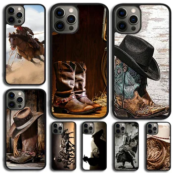 Sport extrem Cowboy Lasso Caz de Telefon Acoperă Pentru iPhone 15 14 SE XR XS 11 12 13 Mini Pro MAX 6 7 8 Plus