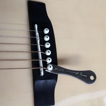 Din Oțel Inoxidabil Chitara Acustica String Winder Viteza Peg Tragator Bridge Pin Remover Instrument La Îndemână