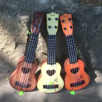 Copiii Chitara Ukulele - 4 Siruri De Caractere Inima Gol Ukulele Timpurie De Învățare De Învățământ Instrument Muzical Corzi De Nailon Reglabil