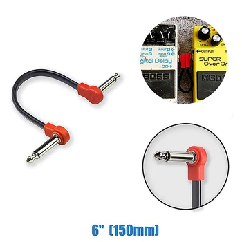 Chitara Pedala de Cabluri Unghi Drept Plug 10cm/15cm/20cm Chitara Cablu Patch Instrument Portabil Efecte Pedala Cablu Patch