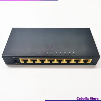 8 Porturi Industriale Ethernet 10/100M Semnal Consolida Comutator de Rețea de Rețea de Tip Lan Switch Ethernet