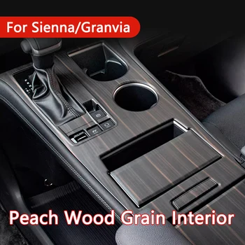 ABS Piersici Cereale Lemn Interior Ornamente Decorative Pentru Toyota Sienna Granvia 22 23 Centrală Controlul Volanului Autocolante Accesoriu