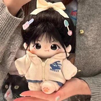 20cm Drăguț de Pluș Papusa Umana Figura Baby Doll Nici un Atribut Drăguț Corp din Bumbac Păpuși Umplute Pluș Jucarii Copii Prietena Cadou