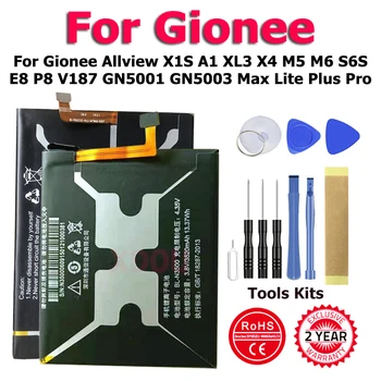 BL-N4000Y BL-N4000 BL-5000D Baterie Pentru Gionee Allview X1S A1 XL3 X4 M5 M6 S6S E8 P8 V187 GN5001 GN5003 Max Lite Plus Pro + Instrument