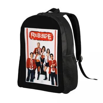 Rebelde TV Show Rucsac de Călătorie Femei Bărbați Școală Laptop Bookbag Mexican RBD Latin Pop Student Daypack Saci