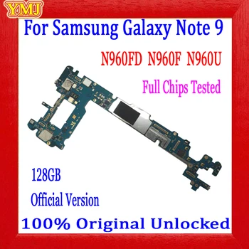 Placa de baza 128GB Pentru Samsung Galaxy Nota 9 N960F N960FD N960U Placa de baza de Deblocare Original Logica Bord 100% Testate Lucru Bun Placa