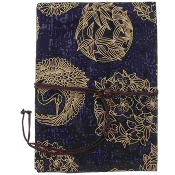 Cerneală Albastră Vopsite Tesatura Mozaic Carte Capacul Protector Decorativ Reglabil Elegant Cărți Pânză Cazuri Maneca pentru Iubitorii Chic