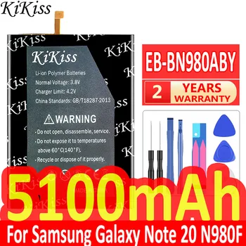 KiKiss Înlocuire Baterie EB-BN980ABY 5100mAh pentru Samsung Galaxy Nota 20 Note20 N980F SM-N980F/DS N980 Baterie EBBN980ABY