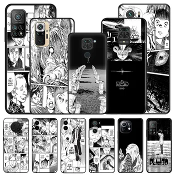 Cazuri de telefon Pentru Redmi k60E K40S K50Gaming Nota 8 8T 7 Xiaomi Mi 10 10T 11 Lite 5G 11T Manga PLUTO Negru Moale Anti-Drop, Cover