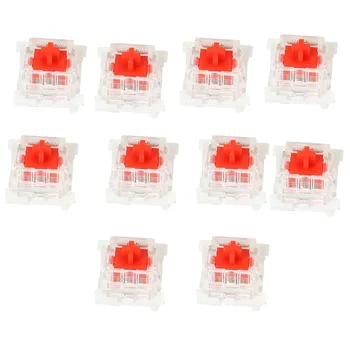 10buc Plastic Pentru Cirese Rosii 3 Pin MX RGB Comutator Mecanic Tastatură de Înlocuire