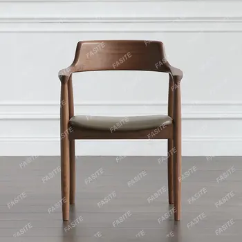 Nordic scaun de lemn Hiroshima designer de scaun scaun pe scaunul de președinte minimalist modern, sala de mese fotoliu