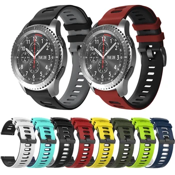 Curea din silicon Pentru huawei watch gt 2 curea pentru Samsung galaxy watch activ 2/46mm/42mm curea 20/22mm ceas trupa de viteze s3 frontieră