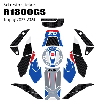 R1300GS 2024 Accesorii pentru Motociclete Tank Pad 3D Rășină Epoxidică Autocolant de Protectie Kit Pentru R 1300 GS R 1300GS Trofeu 2023-2024