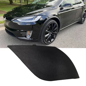 Plastic Negru Bara Fata Cârlig De Remorcare Capac De Ochi De Acoperire Pentru Tesla Model X S 2016-2021 1057056-00-D Accesorii Pentru Autovehicule