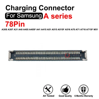 78Pins Portul de Încărcare Conector Placa de baza Pentru Samsung A30S A31 A40 A405 A405F A41 A415 A51 A515F A516 A70 A71 A716 A715F M51