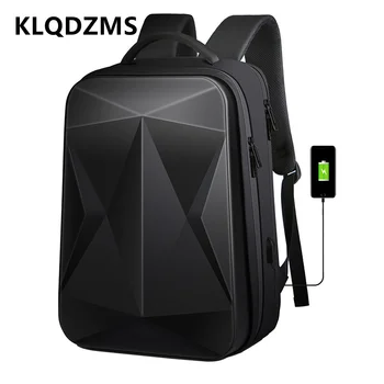 KLQDZMS Noul Rucsac de Încărcare USB rezistent la apa de Mare capacitate Hard Shell Geantă de Umăr ABS Laptop Elevii de Călătorie de Afaceri Ghiozdan