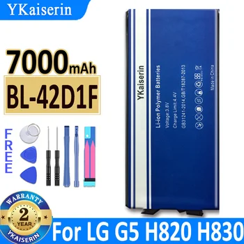 YKaiserin Înlocuire Baterie BL-42D1F 7000mAh Pentru LG G5 VS987 US992 H820 H830 H840 H850 H860 H868 LS992 F700 BL42D1F Baterii
