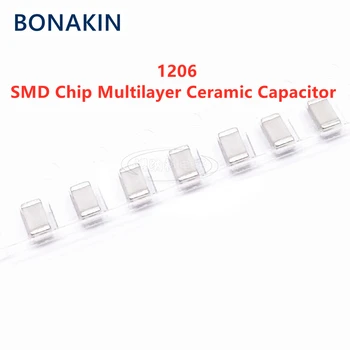 20BUC 1206 1.8 NF 50V 100V 250V 500V 1000V 182J 5% C0G NPO SMD Chip Condensator Ceramic Multistrat