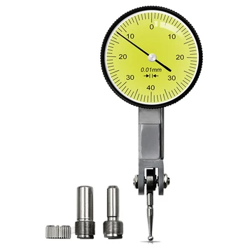 Precis Dial Indicator Indicator de Testare de Precizie Metric cu coadă de rândunică Șine de Montare 0-4 0,01 Mm Instrument de Măsurare Instrument
