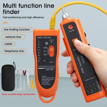 XQ-350 Rețea LAN Tester de Cablu Cat5 Cat6 RJ45 UTP STP Detector de Linie Finder Sârmă de Telefon Tracker de Marcare a Diagnostica Ton Tool Kit