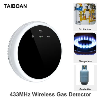 TAIBOAN Mini 433mhz Scurgere de Gaze de Alarmă Senzor de GPL Scurgerile de GAZE Naturale Combustibile Detector Pentru Sistem de Securitate Acasă