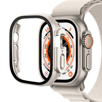 Sticla+Capac Pentru Apple Watch caz Ultra 49mm Accesorii PC, Ecran Protector Bara Smartwatch-ul iwatch seria Ultra 49mm
