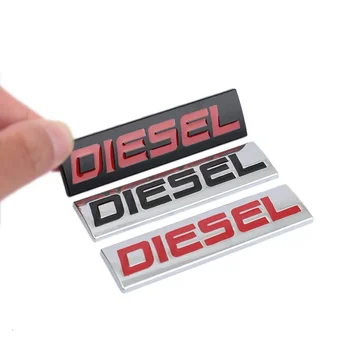 Styling auto 3D din Metal Crom Aliaj de Zinc Decorative Emblema Universală Diesel Logo Auto Insigna Corpului Portbagaj Aripa Adhensive Emblema