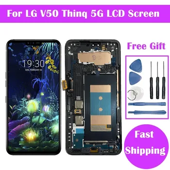 Pentru LG V50 Display LCD Touch Screen Digitizer Asamblare Piese de schimb Pentru LG V40 V50 ThinQ V40 Display de Reparare Parte