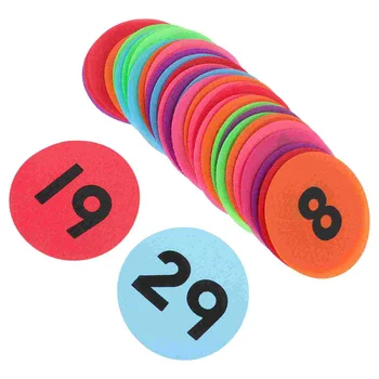 36 Buc Covor Markeri Clasă Etaj Puncte Etichete Etichete de Identificare Numărul de Stickere Rotunde Semn Autocolante Scrisoare pentru Culoare