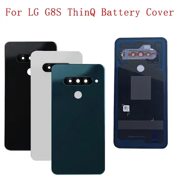 Baterie de Caz Capacul din Spate Ușa de Locuințe Pentru LG G8S ThinQ Capac Baterie Camera foto Cadru Obiectiv