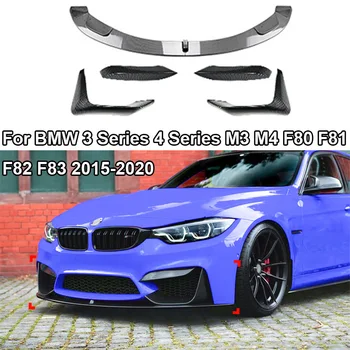 Prelungire Bara fata Spoiler Repartitoare Body Kit Șorțuri Acoperi Garda Trim 2015-2020 Pentru BMW Seria 3 Seria 4 M3 M4 F80 F81 82 F83