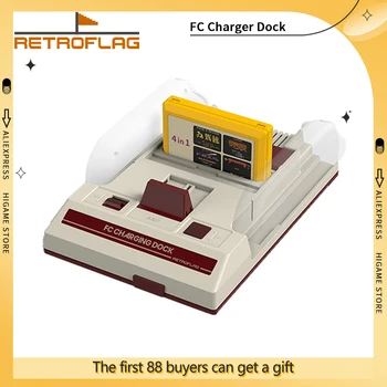 Retroflag FC DOC de Încărcare Compatibil Pentru Nintendo Comutator Oled de Controler Pentru a Comuta Bucurie-con Încărcător de Bază Famicom Stil de Design