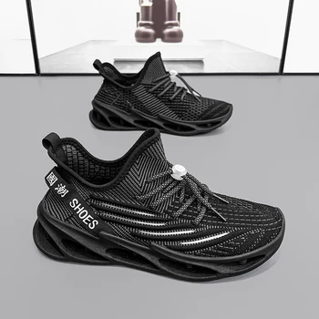 Nouă Bărbați Usoare Adidași de Moda Casual, Pantofi Sport de Funcționare a ochiurilor de Plasă Respirabil Confortabil anti-alunecare Lumina Pantofi de sex Masculin