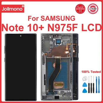 Super Amoled de Nota 10 Plus Ecran pentru Samsung Galaxy Nota 10+ N975F Display Lcd Touch Screen cu Suport S Pen Amprente