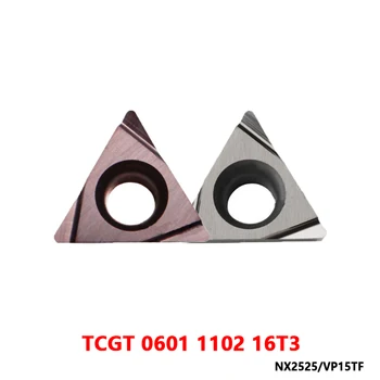 10buc TCGT060102 TCGT110208 TCGT060104 TCGT16T302 L-F AZ NX2525 VP15TF TCGT Originale Insertii Carbură de Aluminiu Mașină de Cotitură