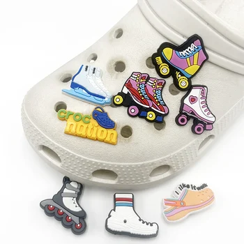 1buc Desene animate Pantofi de Patinaj PVC Pantofi Cataramă Sandale Accesorii DIY Decorare Pantof se Potrivesc Pinii Jibz Pentru Crocs Farmece Unise Cadou Amuzant