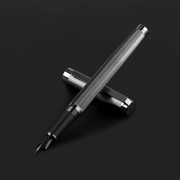 De înaltă Calitate Fantana Pixuri cu Cerneală de Scris de Lux pentru Barbati Pix Durabil Fantana Caligrafie Elegantă Pen Mâner de Metal GB13
