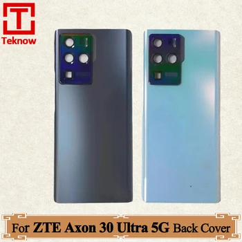 Original Nou Pentru ZTE Axon 30 Ultra 5G Sticlă Capacul din Spate Pentru Axon 30Ultra A2022P A2022PG Baterie Usa Caz de Reparare Inlocuire