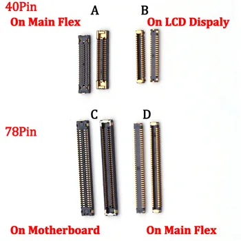 10-50Pcs Ecran Lcd Flex FPC Conector USB Încărcător Dock de Încărcare Pentru Samsung Galaxy M31S M317 M317F Plug Bord 40 78 Pin