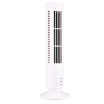 Noul USB Tower Fan Fan Lamă Turn Ventilator Electric Mini Verticale, Aer Conditionat, Lamă în Picioare Fan