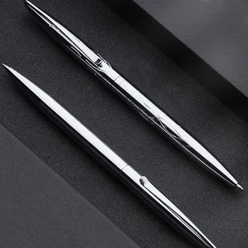 Fromthenon Negru 0,5 mm din Oțel Inoxidabil, Metal Semnătura Pen Bărbați și Femei de Afaceri, Birou de Carbon Mingea Scris Record Pen