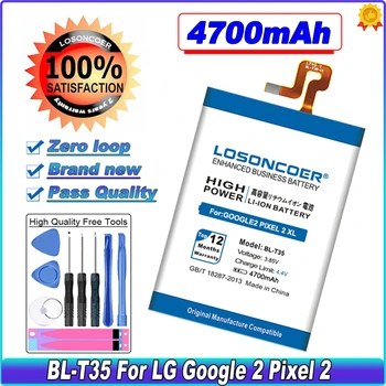LOSONCOER 4700mAh BL-T35 Baterie Pentru LG Google2 Pixel 2 XL BLT35 Baterie Telefon Mobil +Instrumente Gratuite în stoc