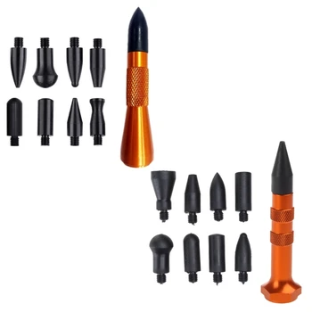 9PCS/Set Auto Auto Metal Dent Instrument de Reparare Multi-Cap Dent Nivelare Pen Dropship